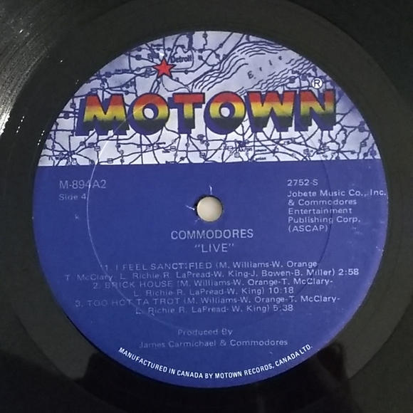 Commodores - Live Double LP - Picture 8 of 8